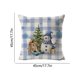 thumbnail image 3 of Seyotauo Winter Christmas Pillow Covers 18x18 Inch Blue Xmas Tree Decorative Throw Pillowcases Outdoor Holiday Seasonal Farmhouse Cushion Cases Decor for Sofa Couch Bed, 3 of 6