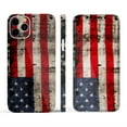 thumbnail image 3 of Design Skinz American Distressed Flag Panel Full Body Skin Decal Wrap Kit Compatible with Apple iPhone 8 (Screen Trim & Back Skin), 3 of 5