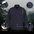 thumbnail image 4 of Propper Men's Wrinkle-resistant Long Sleeve Shirt, 4 of 5