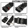 thumbnail image 4 of Nylon Ratchet Belt for Men – Adjustable Woven Waist Belt with Automatic Buckle, Heavy-Duty Durability, Effortless Fit, Versatile for Casual, Business, Outdoor & Daily Wear, 4 of 5