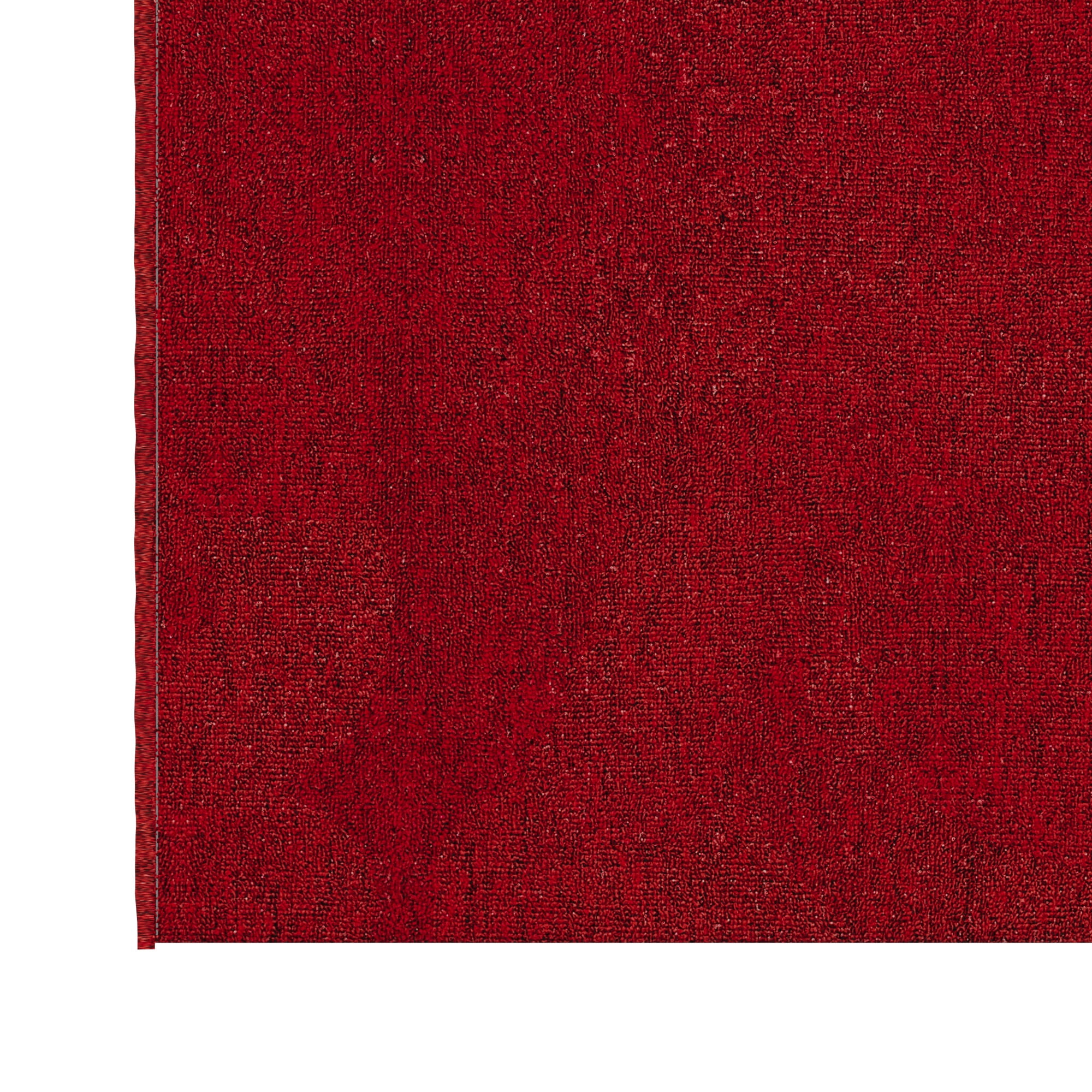 Ottomanson Extra Long Hallway Runner Rug 3x35 Non-Slip Rug for Kitchen or Bedroom, 2'7" x 35', Red