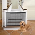 thumbnail image 1 of Dog Gate for Stairs Pet Gates for The House: Dogs Screen Mesh for Gate Doorways Stairways Indoor Safety 29 inch Tall, 50 inch Wide, 1 of 5