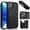 Black, variant on Case for Samsung S10 Lite Wallet Case with Card Holder, Slim PU Leather Kickstand, Double Magnetic Clasp and Durable Shockproof Cover