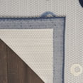 thumbnail image 3 of Nourison Aloha Turtle Coastal Flatweave High-Low Indoor Outdoor Area Rug Navy Blue 5'3" x 7'5", 3 of 10