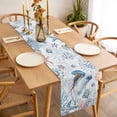 thumbnail image 3 of Coastal Jellyfish Table Runner - 36 Inch Long, Kitchen Dining Table Runner Dresser Scarves, Farmhouse Nautical Conch Coral Starfish Farmhouse Decor for Coffee Tables Wedding Party Banquet, 3 of 8