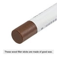 thumbnail image 3 of Uxcell Wood Wax Filler Stick, Wooden Furniture Crayons Touch Up Repair Pens, Tan 2 Pack, 3 of 5