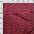 thumbnail image 2 of oneOone Georgette Viscose Carmine Red Fabric Small Motif Bandhani Diy Clothing Quilting Fabric Print Fabric By Yard 42 Inch Wide, 2 of 4