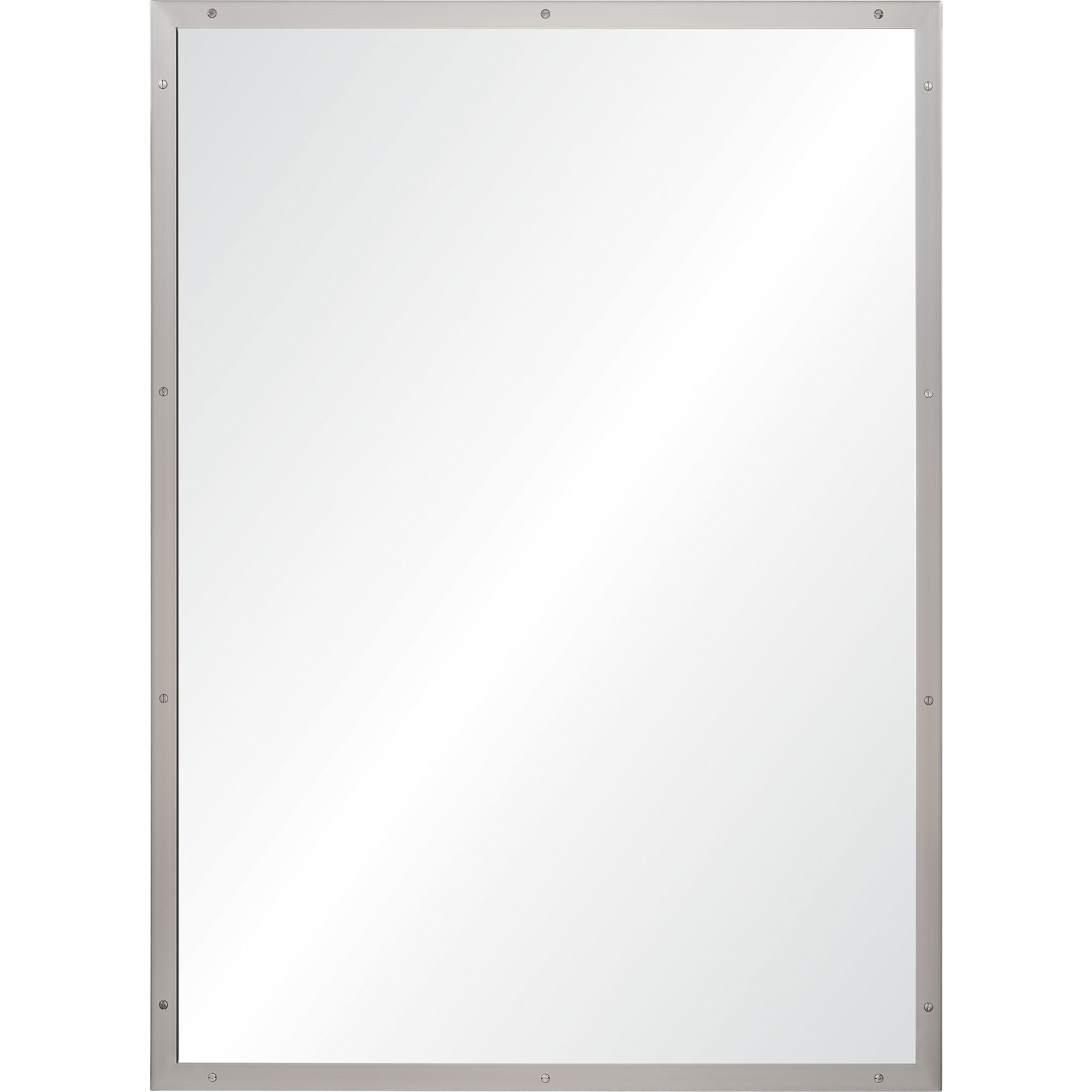 40" Silver Traditional Rectangular Framed Wall Mirror