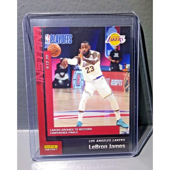 Lebron James 2019-20 Panini NBA Playoffs Instant #193 Basketball Card 1 of 194