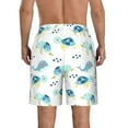 thumbnail image 3 of Naloa Sea Turtle Men's Beach Shorts, Surfing shorts, Swim trunks, Quick Dry Swim Trunks for Surfing Beach Fun - Small, 3 of 9