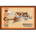 thumbnail image 1 of NFL Cincinnati Bengals - Retro Logo 14 Wall Poster, 22.375" x 34", 1 of 5
