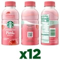 thumbnail image 2 of Starbucks Pink Drink, Strawberry Acai with Coconut Milk Beverage, 14 fl oz Bottles, 12 Pack, Ready To Drink, 2 of 8