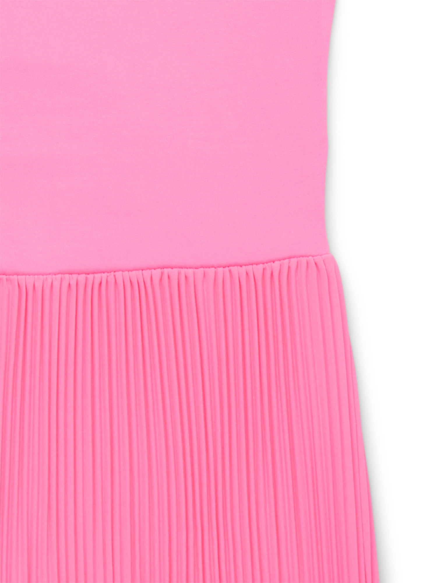 Athletic Works Girls Active Pleat Dress with Built-In Shorts, Sizes 4-18