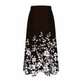 thumbnail image 6 of TaTaai Women's Casual Midi Skirt with All-Over Print, Side Zipper Closure, and Flattering A-Line Fit for Spring and Summer Gift, 6 of 7