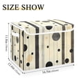 thumbnail image 5 of Yayeee Collapsible Cube Storage Bin with Lid Fabric Closet Decorative Basket with Handles, Stripes Pattern, 5 of 7