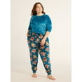 thumbnail image 5 of Joyspun Women's and Women's Plus Plush Sleep Jogger Pants, Sizes XS-3X, 5 of 6