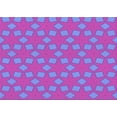 thumbnail image 1 of Ahgly Company Machine Washable Indoor Rectangle Transitional Fuchsia or Magenta Purple Area Rugs, 2' x 5', 1 of 7