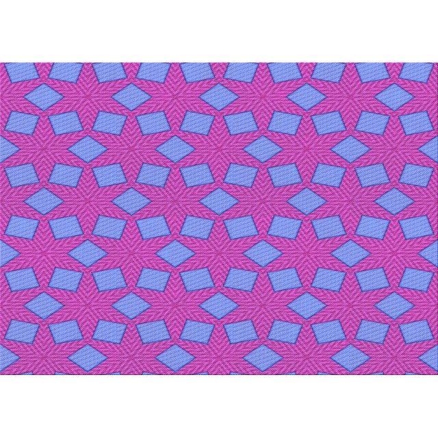 Ahgly Company Machine Washable Indoor Rectangle Transitional Fuchsia or Magenta Purple Area Rugs, 8' x 12'