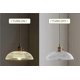 thumbnail image 3 of Vintage Brass Chandelier Striped Glass Farmhouse Light Pendant Modern Minimalist Ceiling Light, 3 of 5