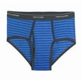 thumbnail image 2 of Fruit of the Loom Men's Fashion Brief Assorted (Pack of 6) (XXX-Large, Solids and Stripes), 2 of 3