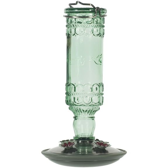 Perky-Pet 10 oz Green Antique Hummingbird Feeder