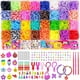 thumbnail image 1 of Kit para Hacer Pulseras, 2700+ Kit de Pulseras para Niña, Juego de Bandas de Goma Elástica DIY,Rubber Bands Bracelet de Telar Colorido, Juguetes para Niñas 6-7 años, Regalo para Niños, 1 of 5