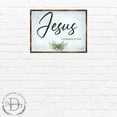thumbnail image 3 of Jesus Sign | Wooden Religious Wall Art | Christian Sign | Modern farmhouse sign | Mantel Decoration | Bible Sign | Dining Room Sign | Contemporary wall art - 310351, 3 of 9
