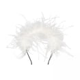 thumbnail image 1 of 2 diademas de plumas para el pelo, diadema elegante para mujer, tocado de plumas de los años 20, tocado para accesorios de fotografía, Cosplay 2 piezas, 1 of 8