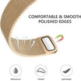 thumbnail image 4 of PINHEN Milanese Loop Compatible with Apple Watch Band 40mm 41mm 38mm 44mm 45mm 49mm 42mm iwatch band Women Men,Stainless Steel Mesh Magnetic Strap for Apple watch Ultra/2 Series 9 8 7 6 5 4,SE 2nd, 4 of 7