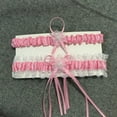 thumbnail image 1 of Wedding Bridal Legs Garter Set Bridal Garters Lace Belt Pink, 1 of 5