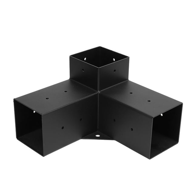 Pergola Kit, DIY Gazebo Bracket Kit, Right Angle Corner Bracket for Pergola Post, Woodworking DIY Post Base Kit