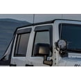 thumbnail image 4 of Convient 2020-2023 Toyota Highlander Auto Ventshade Rainguard 94739 Ventvisor; Design Aérodynamique; à Coller; Fumée; Acrylique; Ensemble de 4, 4 of 5