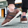thumbnail image 4 of Men's Casual Canvas Sneakers – Classic Low-Top Skate Shoes for Walking, Daily Wear, 4 of 6