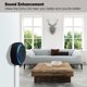 thumbnail image 5 of Soporte de soporte de altavoz montado en la pared para soporte de altavoz Echo dot 3 con tornillos negro Inevent EL3436-01B, 5 of 7