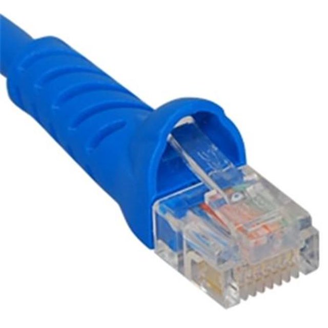 10 ft. Cat 5E Molded Boot Patch Cord - Blue