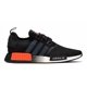 thumbnail image 3 of Adi - das NMD R1 Black Solar Orange Iridescent Three Stripes Men's Sneakers 14, 3 of 6