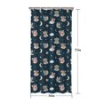 thumbnail image 5 of Dark Blue Star Fairy Pattern Shower Curtain 36"x72" ,Bathroom Decorative Shower Curtains Set with 12 Hooks,Modern Waterproof Washable Shower Curtain, 5 of 6