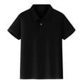 thumbnail image 3 of Trgacdwlo Teens Sport Polo Shirt Short Sleeve Uniform Shirts Collared Student Back To School Cute Teen Boy Girl Clothes,150(11-12Years), 3 of 9