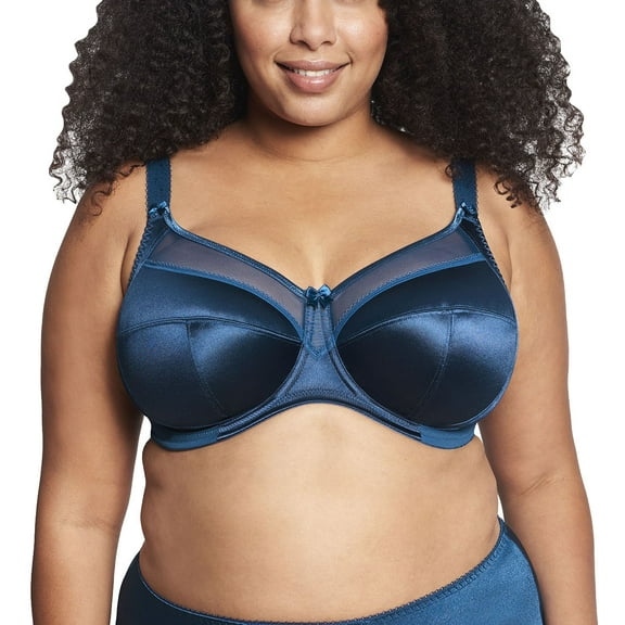 Goddess Keira Support Underwire Bra (6090),34I,Petrol - Petrol,34I