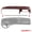 Ruby, variant on DashSkin Molded Dash Cover For 97-00 GM Tahoe Suburban Yukon Avalanche Silverado Sierra in Medium Grey (USA Made)