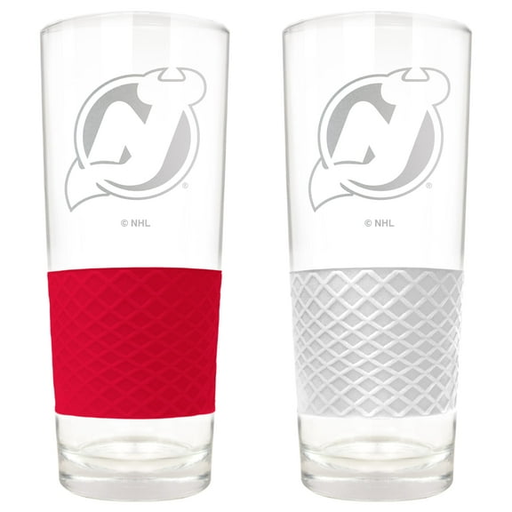 New Jersey Devils 22oz. Logo Score Pint Glass Two-Piece Set