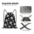 thumbnail image 4 of Goofa The Nightmare Before Christmas Print Drawstring Backpack Bag Sport Gym Sackpack Cinch Bags Drawstring Bags Draw String Sport Bag-Small, 4 of 6
