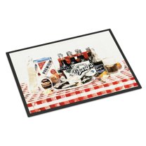 Carolines Treasures 1004MAT Barqs oysters Door Mat Indoor Rug or Outdoor Welcome Mat 18X27 Doormat 18H X 27W multicolor