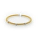 Fronay 356131G 925 Argent Sterling Bracelet Bracelet en Maille Diamant Trempé dans l'Or – image 1 sur 1