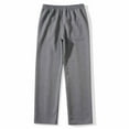 thumbnail image 6 of Kakii Men's Waffle Knit Joggers, Casual Sweatpants with Elastic Waist & Cuffed Ankles, Relaxed Fit Pants, 6 of 9