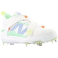 thumbnail image 6 of New Balance Men's FuelCell Lindor 2 Metal Baseball Cleat White/Multi 12, 6 of 6
