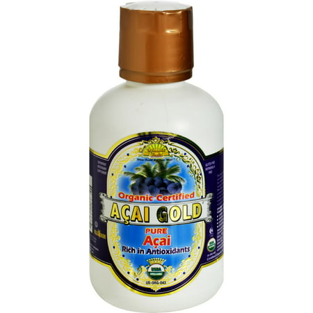 Dynamic Health Laboratories, Inc. Acai Gold 100% Pure Acai Juice, 16 (Best Acai Juice Brands)