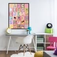 thumbnail image 3 of Stupell Industries Contemporary Animal Alphabet in Pink Black Framed Giclee Art, 24 x 30, by Carla Daly, 3 of 8
