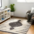 thumbnail image 2 of Mark&Day Area Rugs, 3x7 St Anne Global Charcoal Runner Area Rug, Grey Beige Carpet for Hallway, Kitchen, Bedroom or Living Room (2'7" x 7'3" Runner), 2 of 6