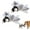Light Grey/2PCS, variant on Interactive Chirping Bird Cat Toy,2025 New Flying Bird Cat Toy Flapping Bird Toy,Simulation Chirping Bird Toys Interactive Cat Toys for Bored Indoor Adult Cats (Light Grey/1PCS)